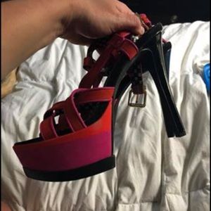 Strap stilettos